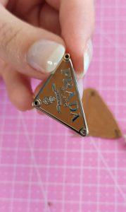 Reworked Prada necklace