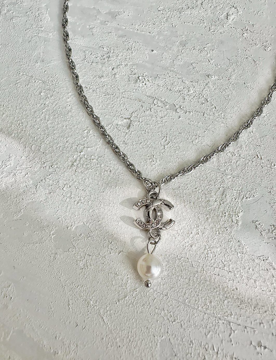 Pearl Luxe Chanel Necklace 1- Pearl Luxe Chanel Necklace