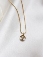 Repurposed Mini Louis Vuitton Necklace - Image 3
