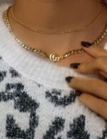 Repurposed Mini Gucci Necklace Cuban