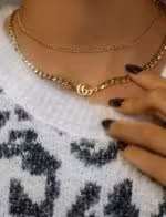 Repurposed Mini Gucci Necklace Cuban