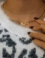 Dreamized 51 Repurposed Mini Gucci Necklace Cuban