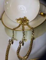 Reworked Gucci bracelet and necklace
