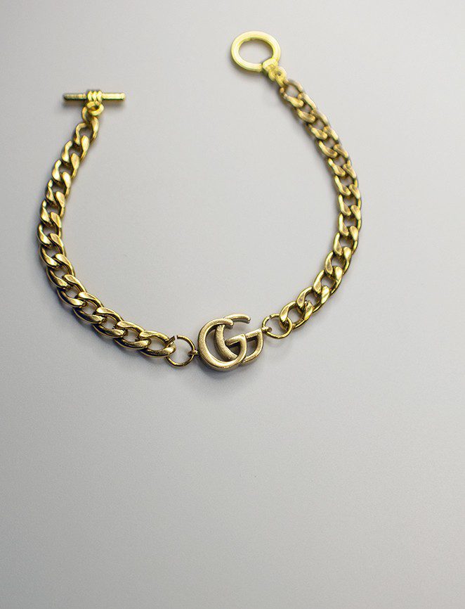 Repurposed Gucci necklace