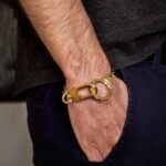 Repurposed Stylish Louis Vuitton bracelet