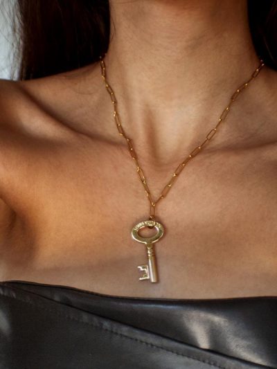 Reworked Louis Vuitton Key Necklace