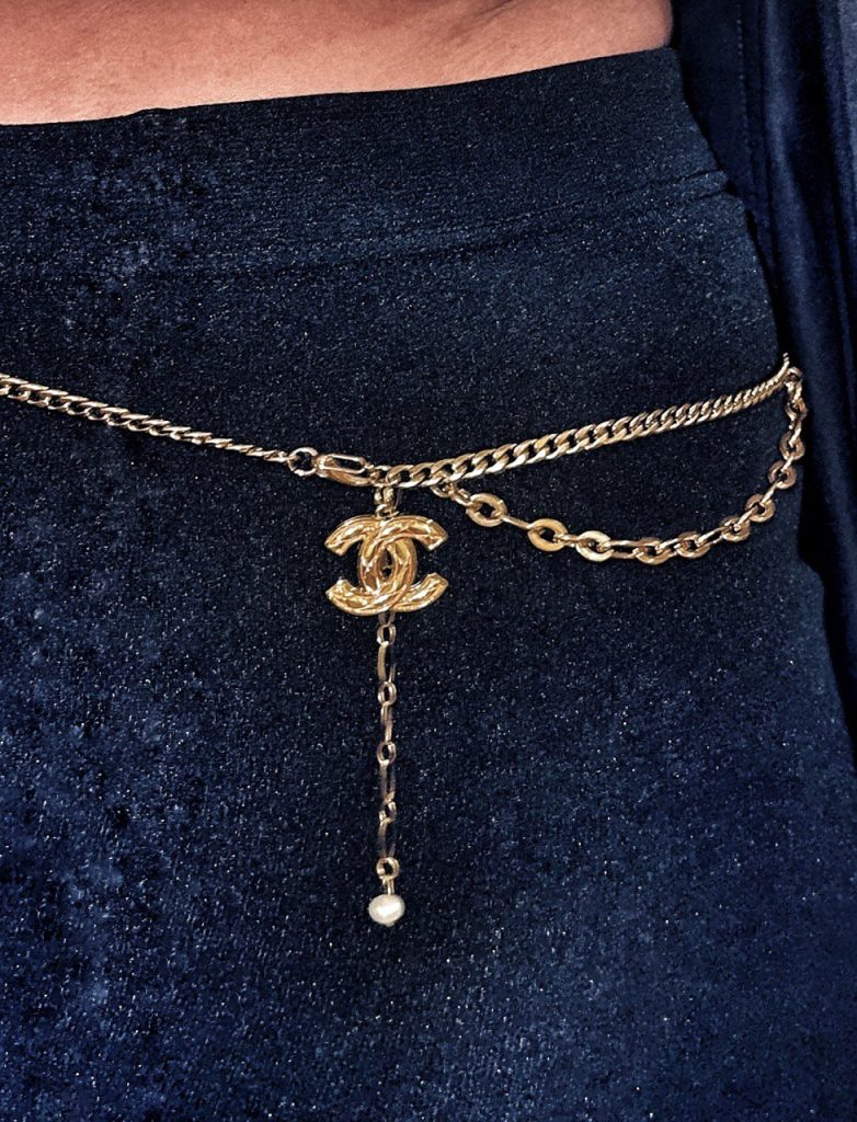 Repurposed Chanel classic Belt chain