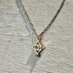 Repurposed Gucci Boxy Necklace