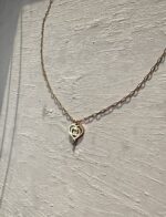 Repurposed Heart Gucci Necklace - Image 2