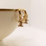 Repurposed Chanel Micro CoCo Earrings