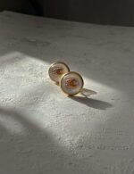 Repurposed Chanel Golden Halo CC Earrings - Image 3