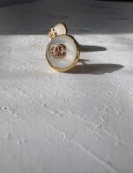 Repurposed Chanel Golden Halo CC Earrings - Image 2