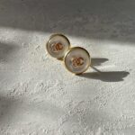 Repurposed Chanel Golden Halo CC Earrings