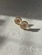 Chanel Golden Halo CC earrings