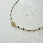 Repurposed Louis Vuitton Midnight Sparkle Necklace