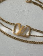 Repurposed Louis Vuitton Golden Belt - Image 2