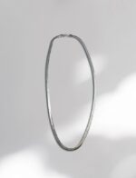 Flat Ocelia Snake Silver Chain - Image 2