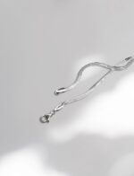 Flat Ocelia Snake Silver Chain - Image 3