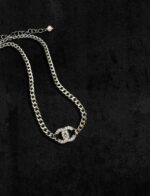 Crystal Halo Chanel Choker