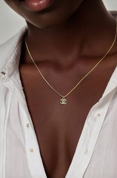 Tiny Luxe Chanel Necklace