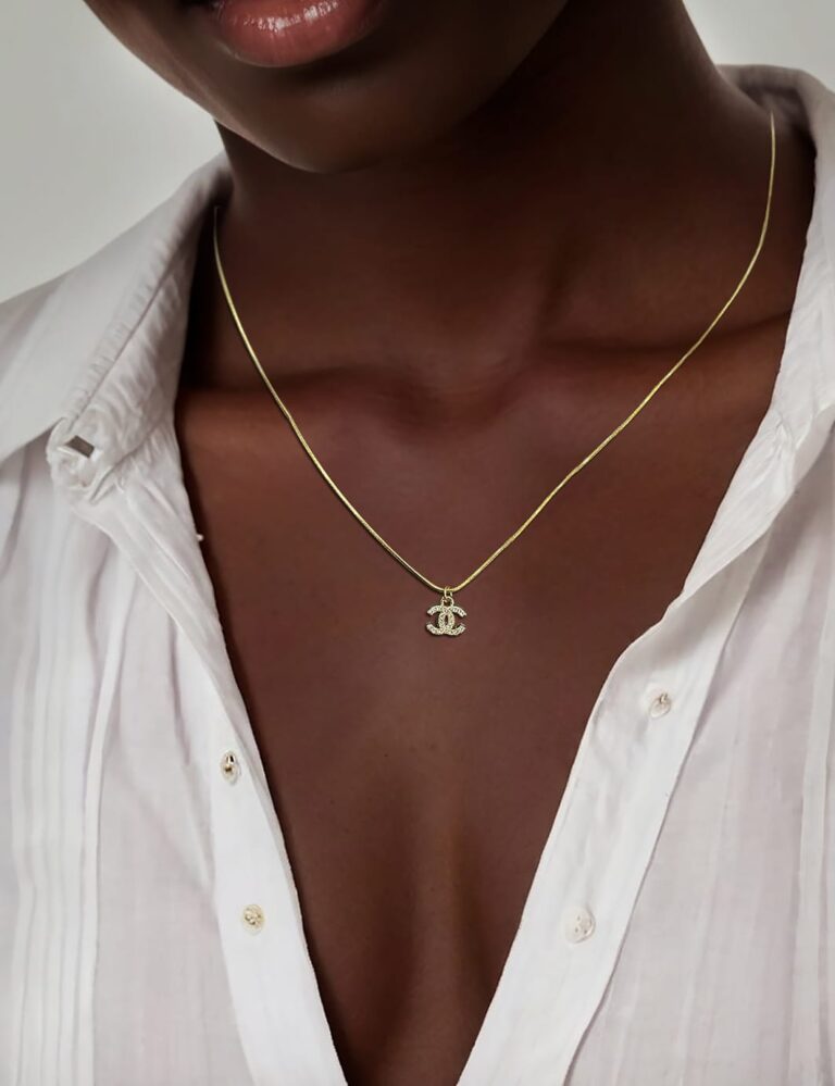 Tiny Luxe Chanel Necklace