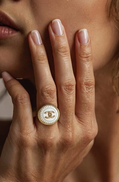 Azure Aura Chanel Ring