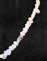 Repurposed Blush Charm Chanel Necklace Bracelet set - Image 5