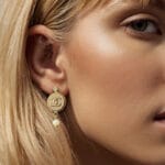 Repurposed Chanel Gildara Drop Earrings