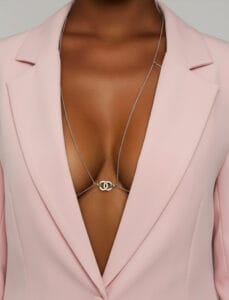 Celeste Bicolor Chanel body chain