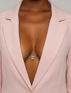 Celeste Bicolor Chanel body chain