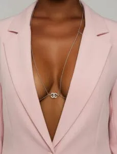 Celeste Bicolor Chanel body chain