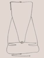 Upcycled Celeste Bicolor Chanel body chain - Image 5