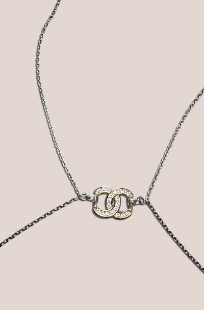 Celeste Bicolor Chanel body chain 6