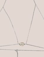 Upcycled Celeste Bicolor Chanel body chain - Image 6