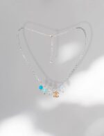 Repurposed Bleuette Coco Chanel Necklace agate - Image 4