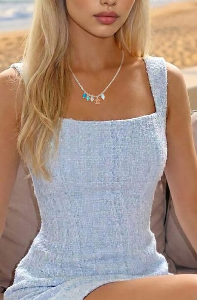 Bleuette Coco Chanel Necklace agate