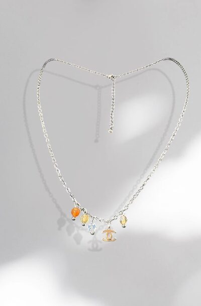 Repurposed Honey Coco Necklace agate 2
