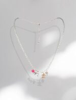 Repurposed Rosette Coco Chanel Necklace agate - Image 5